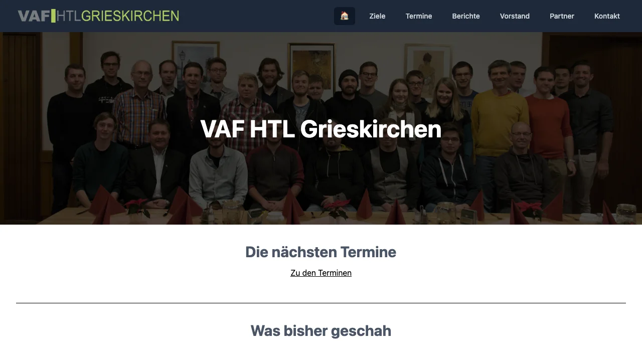 Screenshot of VAF HTL Grieskirchen