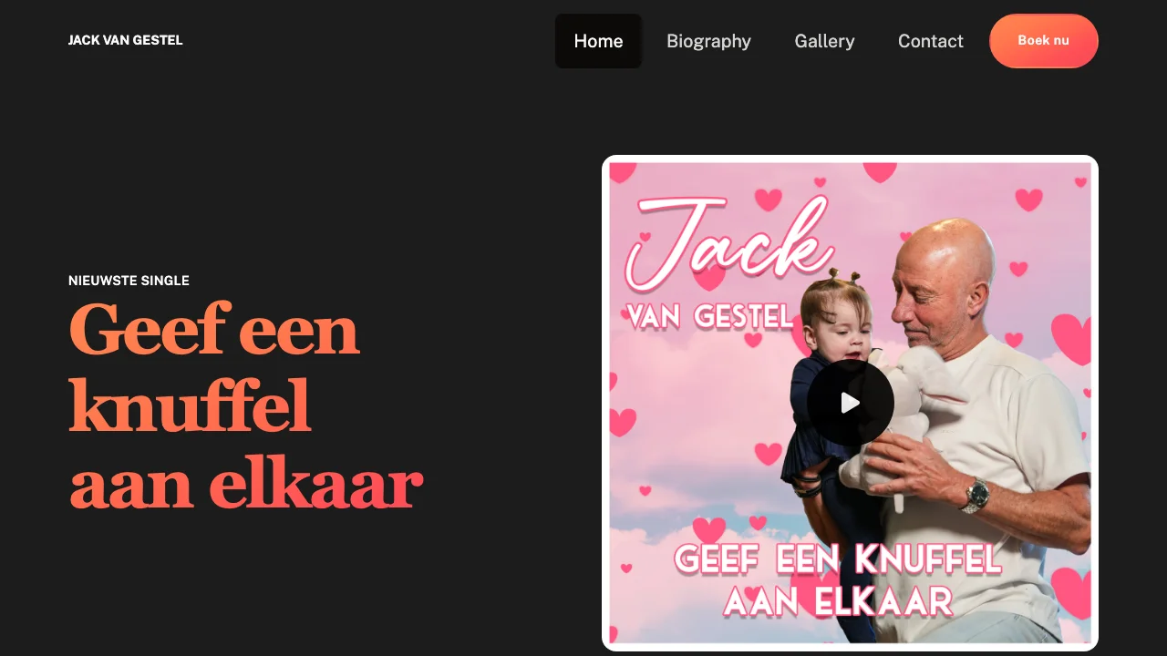 Screenshot of Jack van Gestel