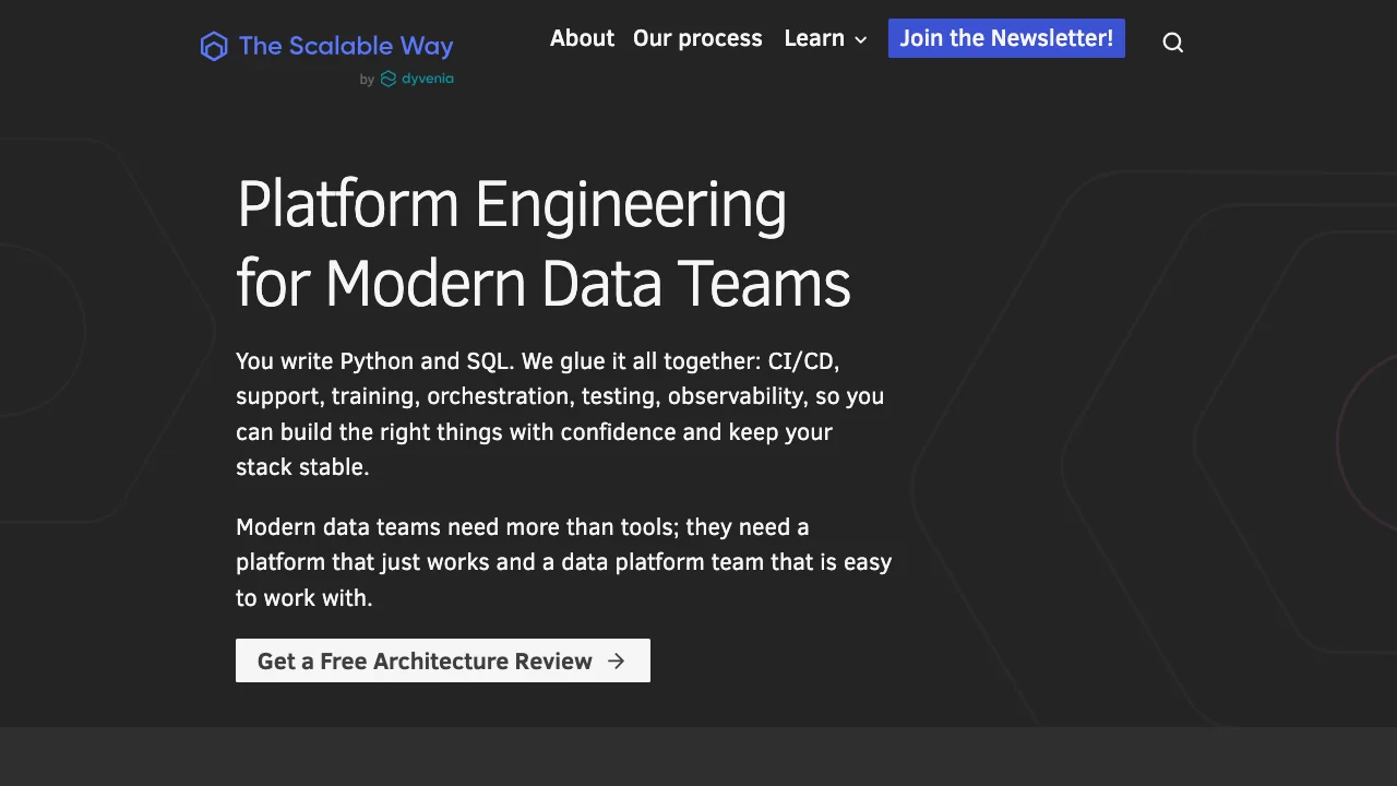 Screenshot of The Scalable Way