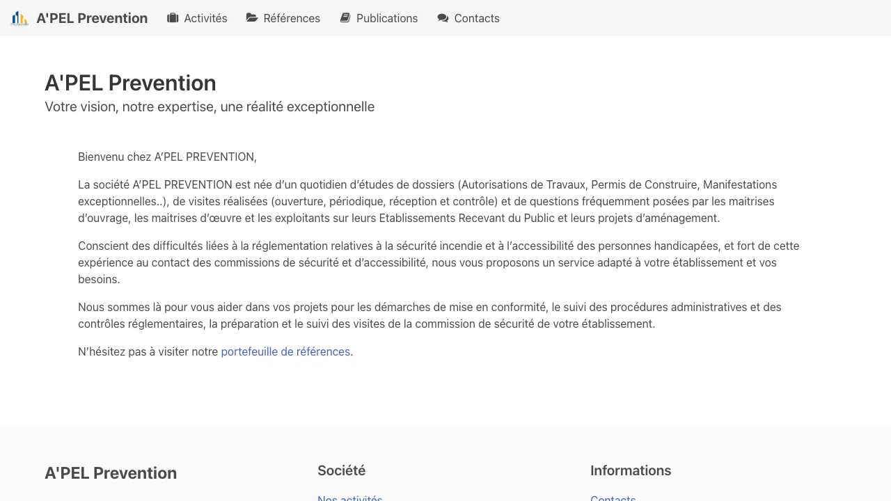 Screenshot of A’PEL Prevention