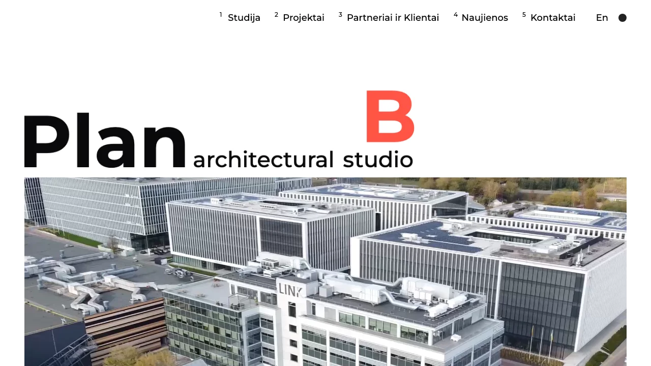 Screenshot of Planas B Architektūros Studija